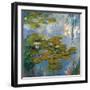 Nympheas  - Bassin Aux Nenuphars a Giverny - Peinture De Claude Monet (1840-1926), Huile Sur Toile-Claude Monet-Framed Giclee Print