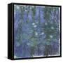 Nymphéas Bleus (Blue Water Lilies) by Claude Monet-Claude Monet-Framed Stretched Canvas