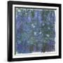 Nymphéas Bleus (Blue Water Lilies) by Claude Monet-Claude Monet-Framed Giclee Print