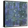 Nymphéas Bleus (Blue Water Lilies) by Claude Monet-Claude Monet-Framed Stretched Canvas