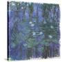 Nymphéas Bleus (Blue Water Lilies) by Claude Monet-Claude Monet-Stretched Canvas