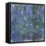 Nymphéas Bleus (Blue Water Lilies) by Claude Monet-Claude Monet-Framed Stretched Canvas