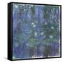 Nymphéas Bleus (Blue Water Lilies) by Claude Monet-Claude Monet-Framed Stretched Canvas