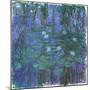 Nymphéas Bleus (Blue Water Lilies) by Claude Monet-Fine Art-Mounted Photographic Print