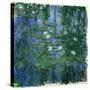 Nympheas bleus (Blue water-lilies). Oil on canvas (1916-1919) 200 x 200 cm R. F. 1981-40.-Claude Monet-Stretched Canvas