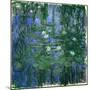 Nympheas bleus (Blue water-lilies). Oil on canvas (1916-1919) 200 x 200 cm R. F. 1981-40.-Claude Monet-Mounted Giclee Print