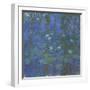 Nymphéas bleus-Claude Monet-Framed Giclee Print