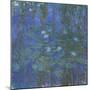 Nymphéas bleus-Claude Monet-Mounted Giclee Print