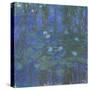 Nymphéas bleus-Claude Monet-Stretched Canvas