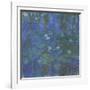 Nymphéas bleus-Claude Monet-Framed Giclee Print