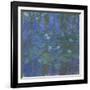 Nymphéas bleus-Claude Monet-Framed Giclee Print