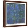 Nymphéas bleus-Claude Monet-Framed Giclee Print