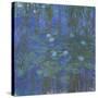 Nymphéas bleus-Claude Monet-Stretched Canvas