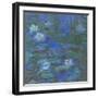 Nymphéas bleus-Claude Monet-Framed Premium Giclee Print