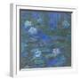 Nymphéas bleus-Claude Monet-Framed Giclee Print