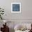 Nymphéas bleus-Claude Monet-Framed Giclee Print displayed on a wall