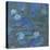 Nymphéas bleus-Claude Monet-Stretched Canvas