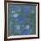 Nymphéas bleus-Claude Monet-Framed Giclee Print