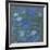 Nymphéas bleus-Claude Monet-Framed Giclee Print