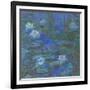 Nymphéas bleus-Claude Monet-Framed Giclee Print