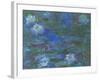 Nymphéas bleus-Claude Monet-Framed Giclee Print