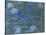 Nymphéas bleus-Claude Monet-Stretched Canvas