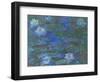 Nymphéas bleus-Claude Monet-Framed Giclee Print