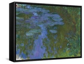 Nympheas, C. 1914-1917-Claude Monet-Framed Stretched Canvas