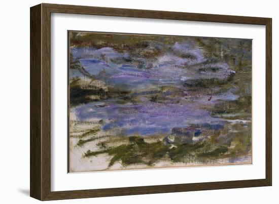 Nympheas, c.1917-18-Claude Monet-Framed Giclee Print