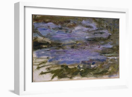 Nympheas, c.1917-18-Claude Monet-Framed Giclee Print
