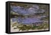 Nympheas, c.1917-18-Claude Monet-Framed Stretched Canvas