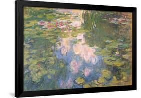 Nympheas, c.1919-22-Claude Monet-Framed Giclee Print