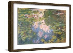 Nympheas, c.1919-22-Claude Monet-Framed Giclee Print