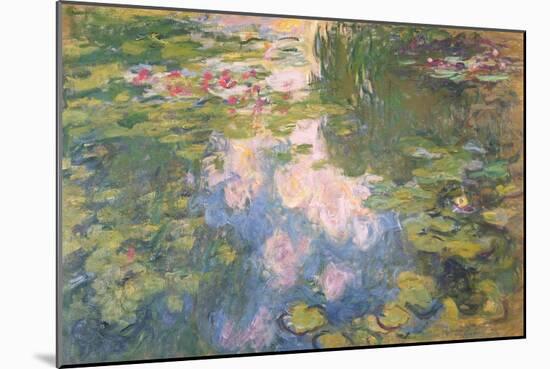 Nympheas, c.1919-22-Claude Monet-Mounted Giclee Print