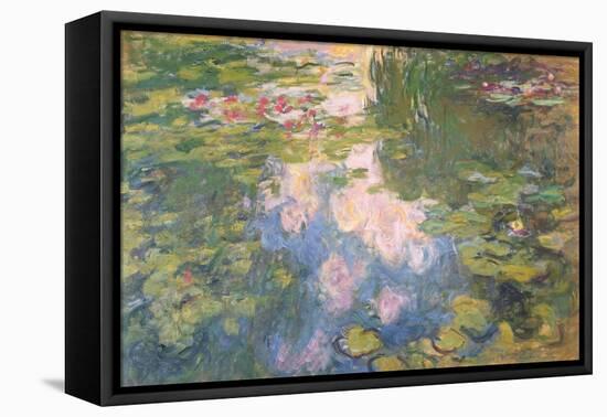 Nympheas, c.1919-22-Claude Monet-Framed Stretched Canvas