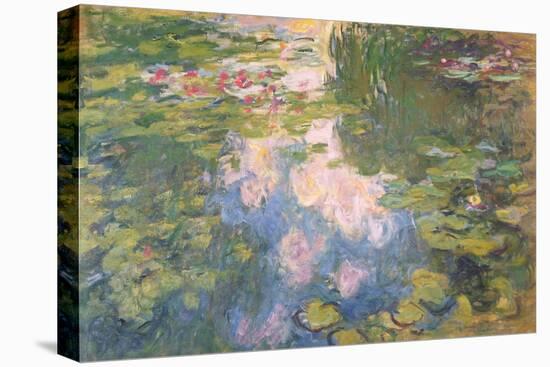 Nympheas, c.1919-22-Claude Monet-Stretched Canvas