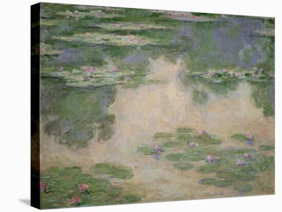 Nympheas. Canvas, 82 x 102 cm Inv. 89.-Claude Monet-Stretched Canvas