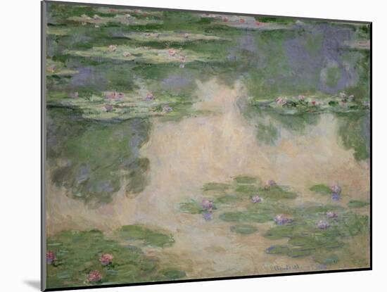 Nympheas. Canvas, 82 x 102 cm Inv. 89.-Claude Monet-Mounted Giclee Print