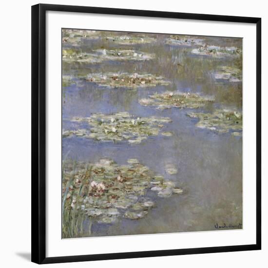 Nympheas, circa 1905-Claude Monet-Framed Giclee Print