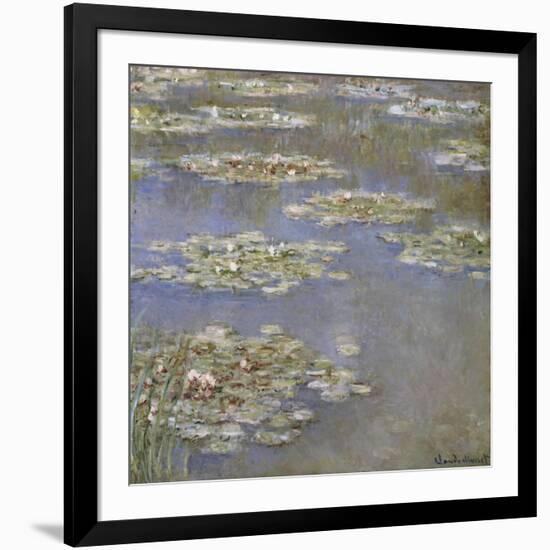 Nympheas, circa 1905-Claude Monet-Framed Giclee Print