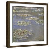 Nympheas, circa 1905-Claude Monet-Framed Giclee Print