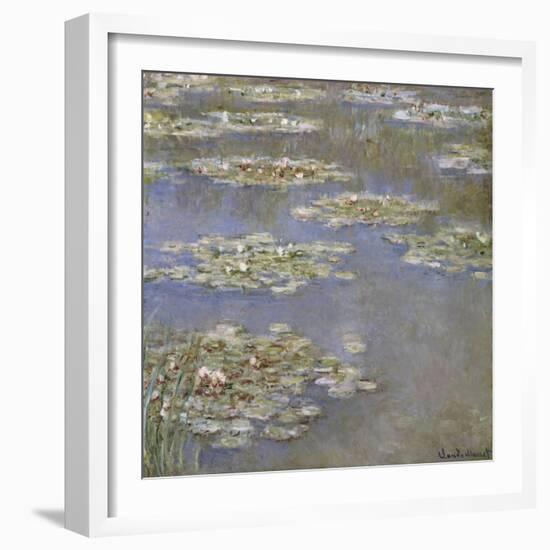 Nympheas, circa 1905-Claude Monet-Framed Giclee Print