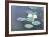 Nympheas Effet du Soir-Claude Monet-Framed Art Print