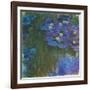 Nymphéas En Fleur, 1914-17 (Oil on Canvas)-Claude Monet-Framed Giclee Print