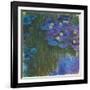 Nymphéas En Fleur, 1914-17 (Oil on Canvas)-Claude Monet-Framed Giclee Print