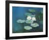 Nympheas in the Evening-Claude Monet-Framed Art Print