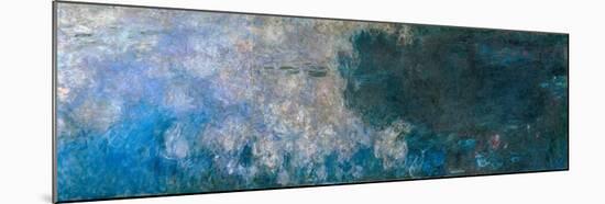 Nymphéas, Paneel a II-Claude Monet-Mounted Giclee Print