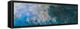 Nymphéas, Paneel a II-Claude Monet-Framed Stretched Canvas