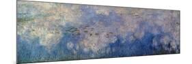 Nymphéas, Paneel B II-Claude Monet-Mounted Giclee Print