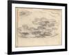 Nympheas (Pencil on Paper)-Claude Monet-Framed Giclee Print